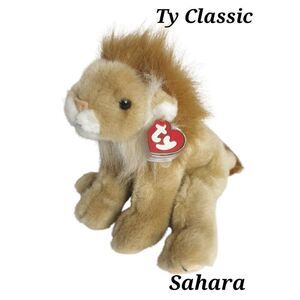 Ty Classics Vintage 1997 Sahara the Lion Plush Stuffed Animal Toy 13"